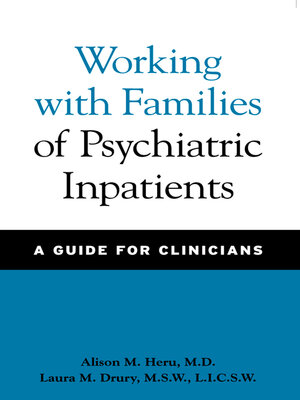 cover image of Working with Families of Psychiatric Inpatients